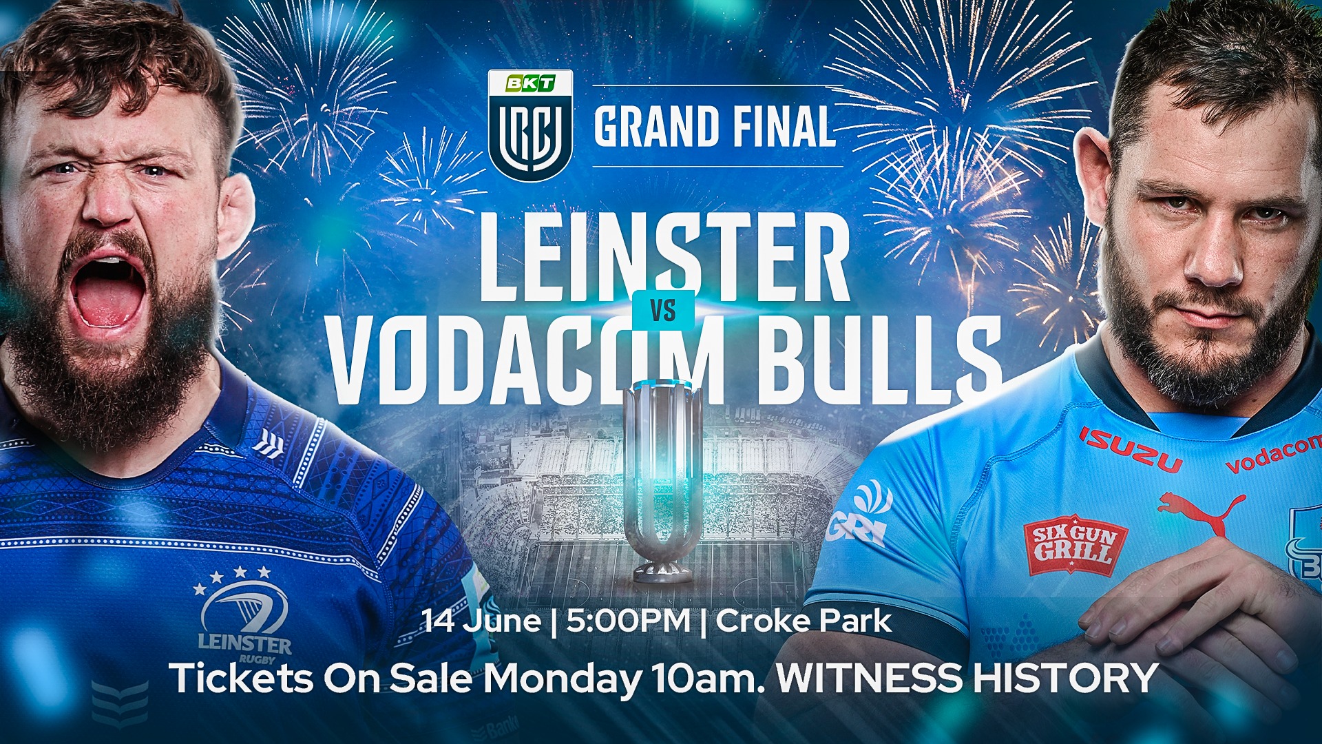 DUBLIN&#8217;S CROKE PARK TO HOST HISTORIC URC GRAND FINAL