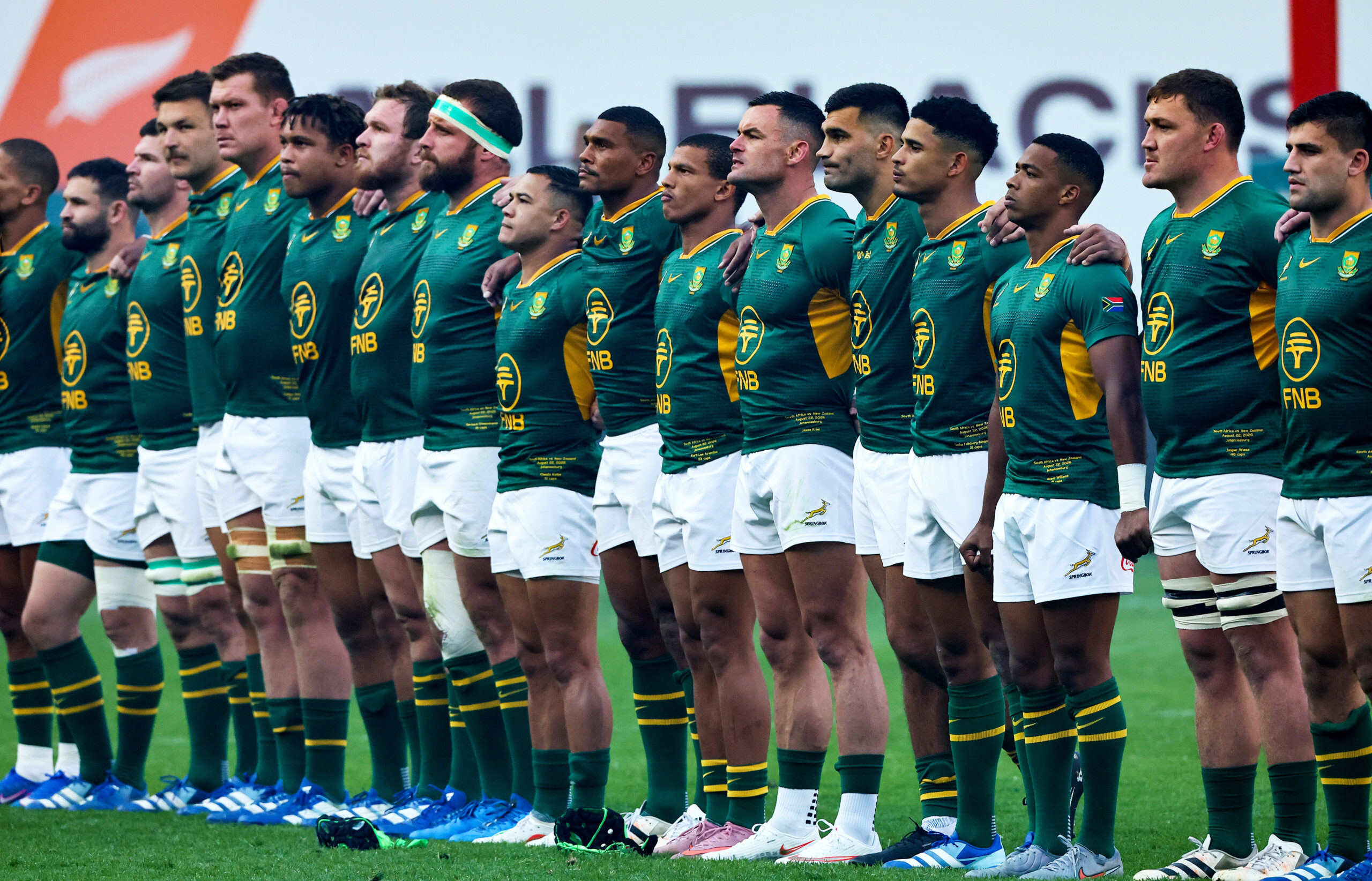 Springboks make early team announcement for Second Test versus All Blacks